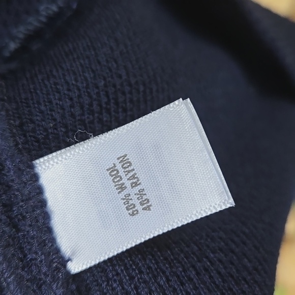 St. John Caviar Blue Sheath Midi Dress Size 2 - Picture 5 of 5